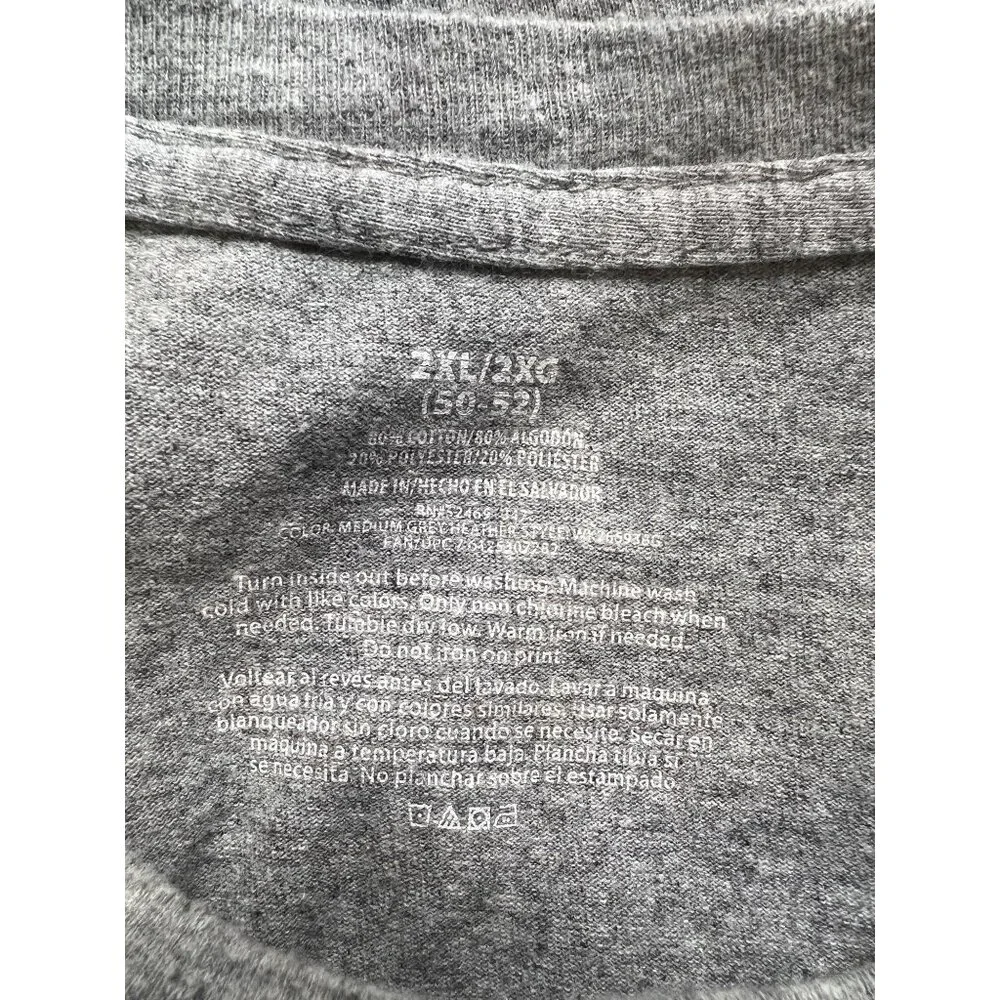 American Classic Men’s Sleeveless Gray Tank Top 2XL Vintage Truck Graphic - Picture 2 of 2